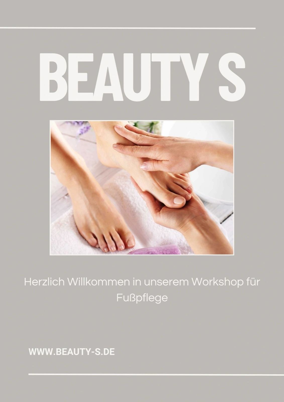 Titelseite der Schulungsmappe Fußpflege Schulung