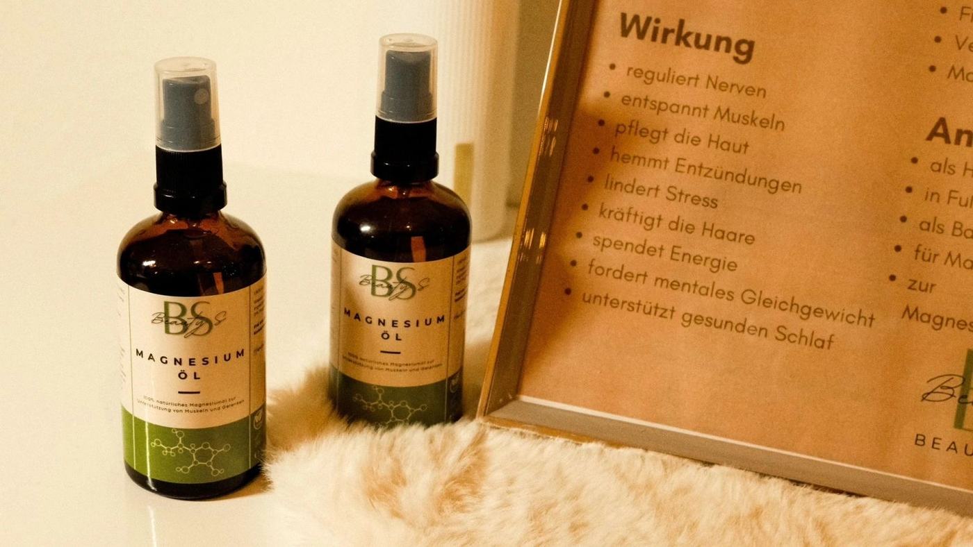 Magnesium Öl von Beauty S in Sprühflaschen